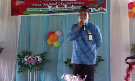 Desa Kelinjau Ilir Muara Ancalong ikut memperingati Hari Anak Nasional (HAN) 2020