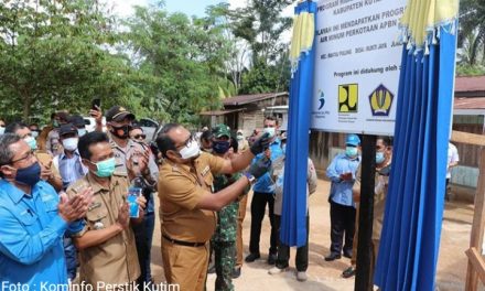 Terealisasinya Program Hibah Air Minum, 99 KK di Tiga Desa Kecamatan Rantau Pulung Dialiri Air Bersih