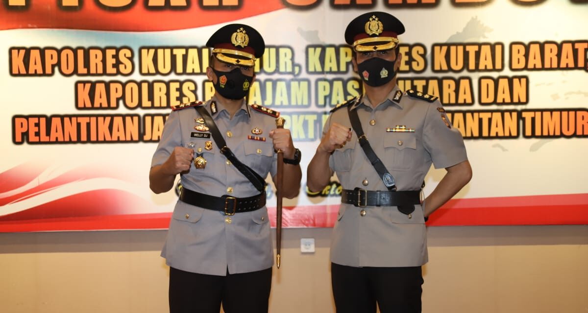 Pergantian Kapolres Kutim, Welly Djatmoko Gantikan Indras Budi Purnomo