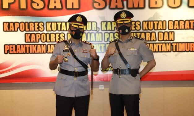 Pergantian Kapolres Kutim, Welly Djatmoko Gantikan Indras Budi Purnomo