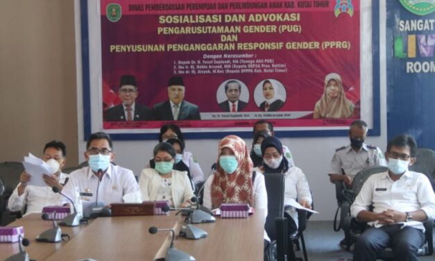 Pjs. Bupati Kutim M. Jauhar Effendi Buka Sosialisasi Dan Advokasi Pengarusutamaan Gender dan Penyusunan Penganggaran Responsif Gender