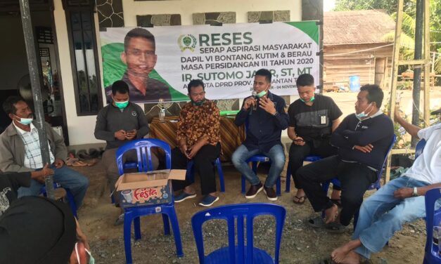 Reses Ke Kilo 6 Sangatta Selatan, Sutomo Jabir Berusaha Membangun Potensi Pertanian Dan Masyarakat Sejahtera