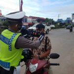 Operasi Zebra 2020 Ditengah Pandemi, Satlantas Kutim Sosialisasi Prokes