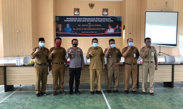 Pjs. Bupati Kutim Nilai Rantau Pulung Sudah Bagus Penyelenggaraan Pemdesnya