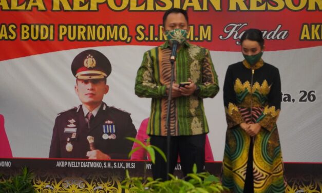 Baru Bertugas Sebagai Kapolres Kutim, Welly Djatmoko, Fokuskan Penanganan Covid-19 dan Pilkada Aman