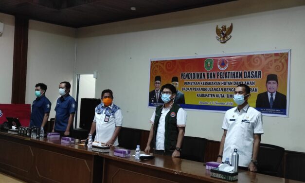 Diklatsar Pemetaan Karhutla Digelar Tiga Hari Di BPBD Kutim