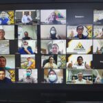 Pembina Perhapi, Kasmidi Bulang Hadiri Pelantikan Virtual