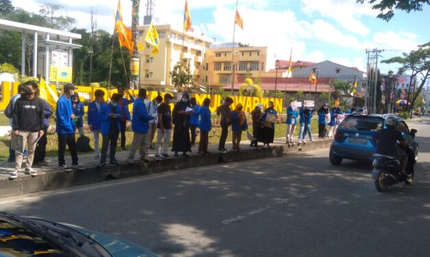 PMII Se-Samarinda Gelar Aksi Peringati Hari Keadilan Sedunia