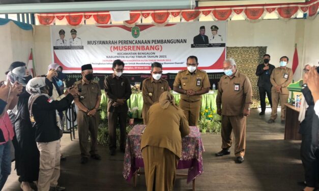 Hadiri Musrenbangcam di Bengalon, Sutomo Siap Mengawal Usulan Masyarakat