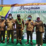 Jembatan Sangatta Lama Resmi Digunakan Warga