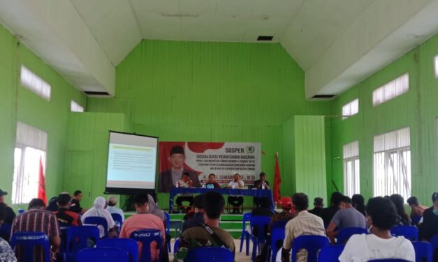 Anggota DPRD Kaltim Sosper Penyelenggaraan Bantuan Hukum Hingga kepelosok Kutim