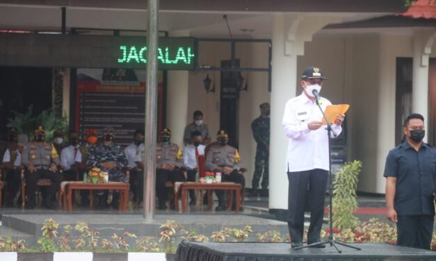 Bupati : Cegah Penyebaran Covid-19 Melalui Penyekatan Dan Penegakan Terhadap Prokes