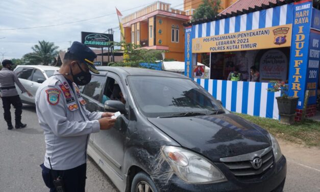 Pos Penyekatan di Kutim Mulai Beroperasi Hari ini