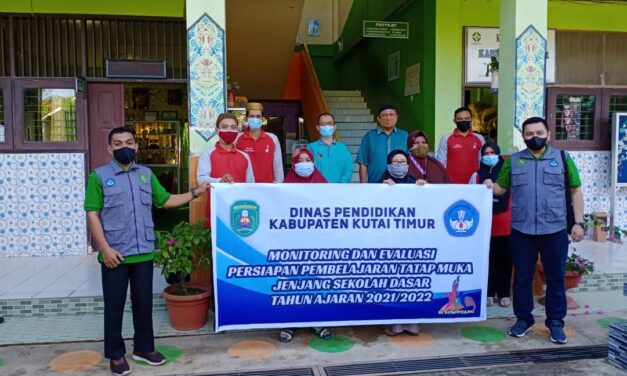 Persiapan PTM, Disdik Kutim Lakukan Monev