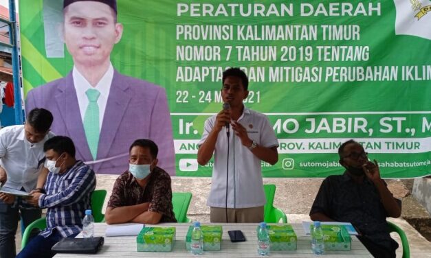 Sutomo  Dorong Pemprov Terbitkan Peraturan dan Juknis Tentang Perubahan Iklim