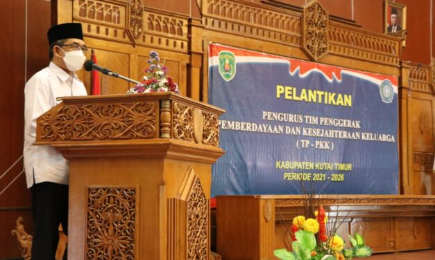 Bupati Lantik Pengurus TP PKK Kutim Periode 2021-2026