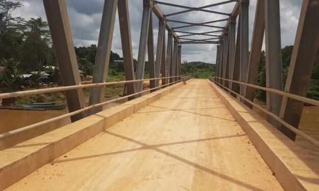 Jembatan Penghubung Busang dan Muara Ancalong Rampung, Tinggal Diresmikan