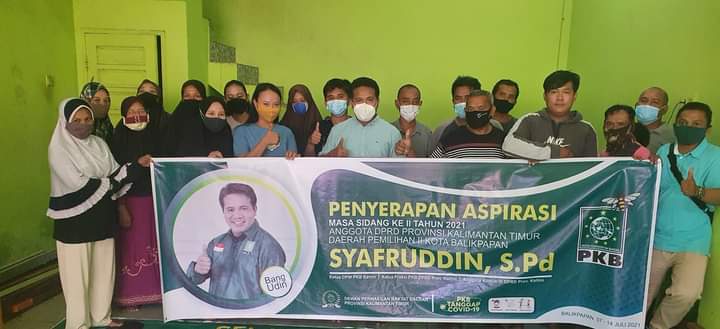Reses Syafruddin di Sepinggan, Warga Ingin di Vaksinasi dan Air Bersih