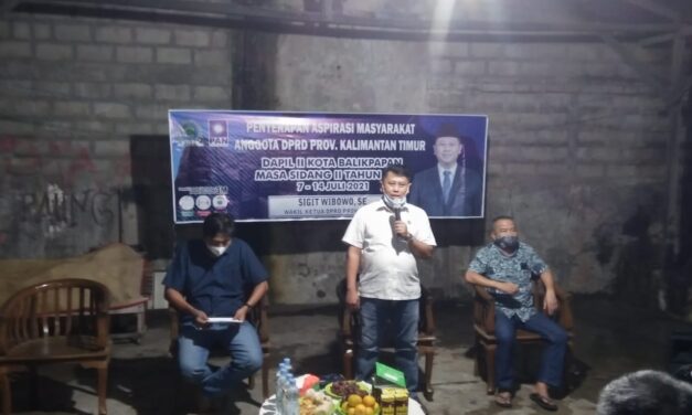 Reses Sigit Wibowo di Sungai Nangka, Warga Butuh Air bersih