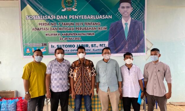 Antisipasi Bencana Akibat Perubahan Iklim, Sutomo Sosialisasikan Perda Nomor 7 Tahun 2019