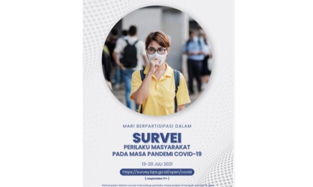 Mari Sukseskan Survei BPS, Tentang Perilaku Masyarakat di Masa Pandemi