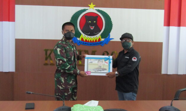 Berkunjung ke Kodim 0909/Kutai Timur, AJKT Pererat Sinergitas