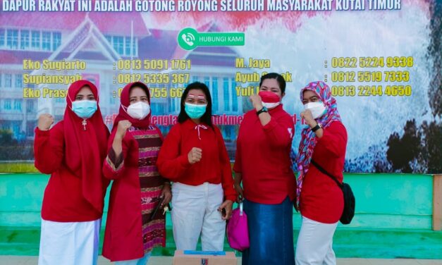 Rayakan HUT RI ke-76, IBI Kutim Sambangi Dapur Rakyat