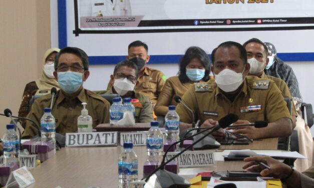 Secara Virtual Bupati Laporkan Pelaksanaan Pilkades Kutim kepada Dirjen Bina Pemerintahan Desa Kemendagri