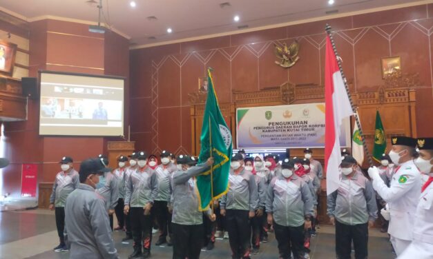 Bapor Korpri Kutim di Kukuhkan, Bupati Minta Segera Persiapkan Cabor di Porprov