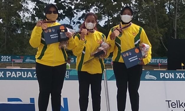 Trio Srikandi Kaltim Sabet Medali Perunggu Compound Beregu Putri