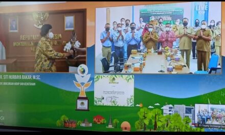 Festival Iklim 2021, Dusun II Kabo Jaya Terima Trophy Proklim Utama