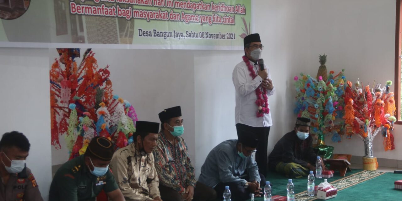 Bupati Resmikan Mushola Abdul Muthalib di Kaliorang
