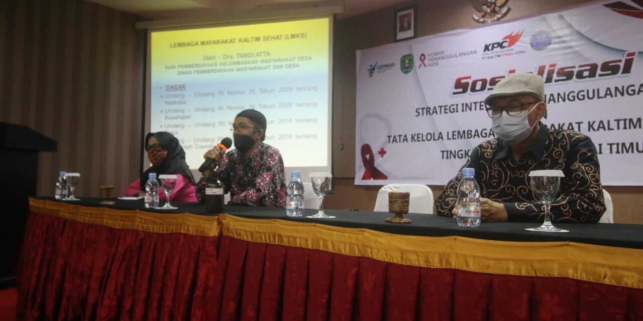 KPAD Kutim Menggelar Sosialisasi Strategi Integrasi Penanggulangan AIDS dan Tata Kelola LMKS