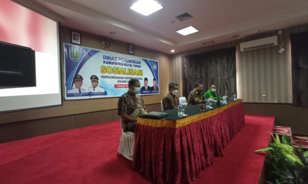 Bupati Kutim Buka Sosialisasi Penyelenggaraan Asesmen Jenjang SMP