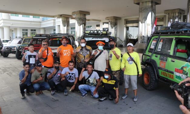 Wabup Lepas Offroader Kutim Ke Ajang Overland Kodam VI Mulawarman