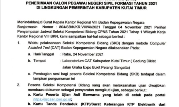 Ini Jadwal dan Persyaratan SKB PNS Formasi 2021