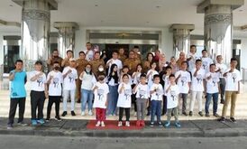 Lepas Atlet Karate Berlaga di Kejurprov, Kasmidi Minta Junjung Tinggi Sportivitas