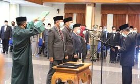 Lantik 4 Pejabat Esselon II, Ardiansyah Minta Tingkatkan Kinerja di OPD Masing-masing