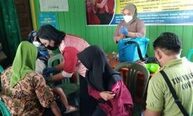 Genjot Cakupan Imunisasi, Polindes Desa Karangan Dalam Lakukan Imunisasi BIAN
