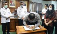 Penandatanganan Perjanjian Usaha PT MBTK dengan PT PSI, KEK Maloy Segera Beroperasi