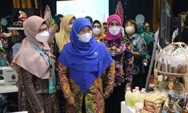 TP PKK Kutim Tampilkan Produk-produk Unggulan di Pameran UP2K Balikpapan
