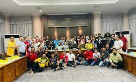 Wabup Kasmidi Bulang Menjadi Ketua Kontingen Kutim di Porprov VII Berau