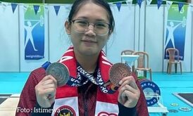 Lifter Indonesia Asal Kutim Raih Medali Perak dan Perunggu di ISG 2021 Konya Turki