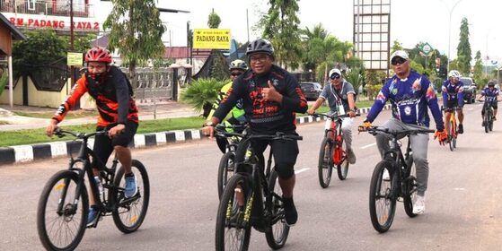 Sambut HUT Kutim ke 23, Ratusan Bikers Ikuti Adhyaksa Fun Bike