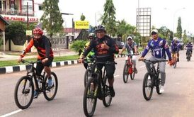 Sambut HUT Kutim ke 23, Ratusan Bikers Ikuti Adhyaksa Fun Bike