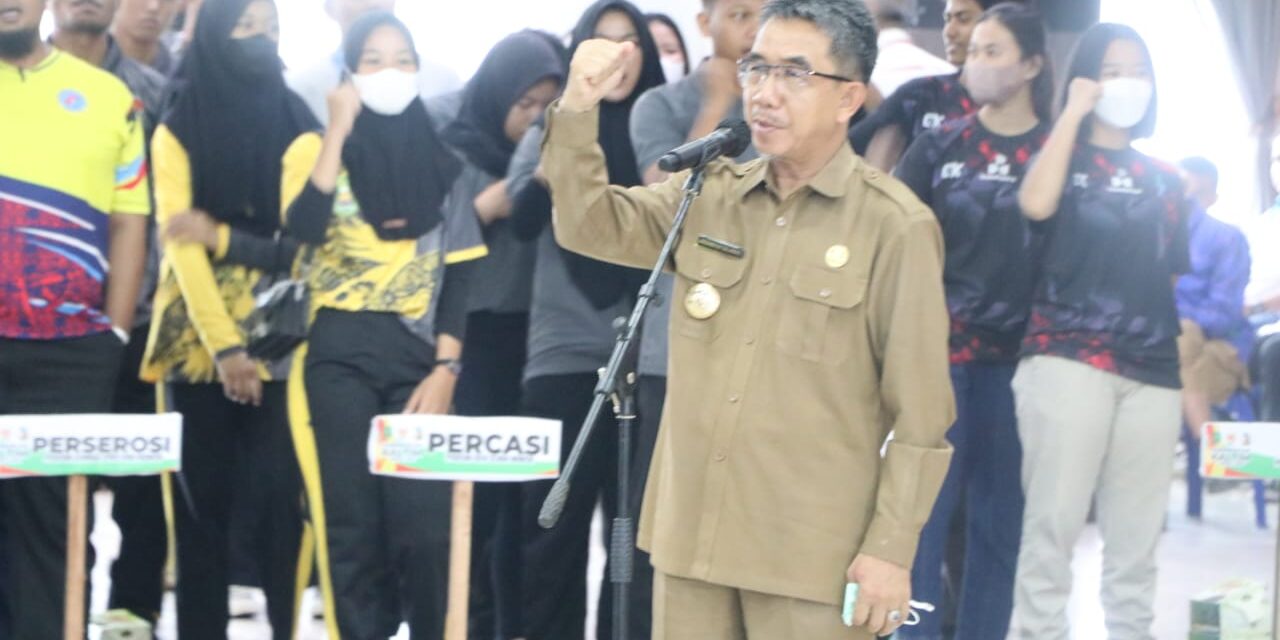 Target Juara Umum di Porprov Berau, Bupati Lepas Kontingen Kutim Laksanakan TC