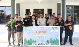 Lepas Camp Collaboration ke Puncak Sebatik, Kasmidi : Upaya Perkenalkan Destinasi Alam Kutim
