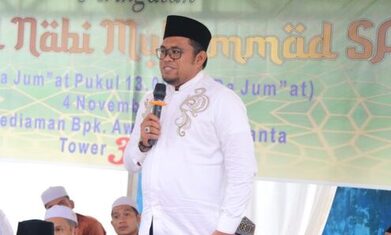Hadiri Peringatan Maulid Nabi di Bengalon, Kasmidi : Keteladanan Rasulullah Menjadi Referensi di Kehidupan Sehari-hari