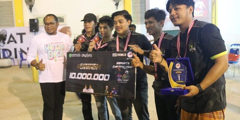 Tim Sgt Skud dan Panjenangan Arief Juara E-Sport se Kutim