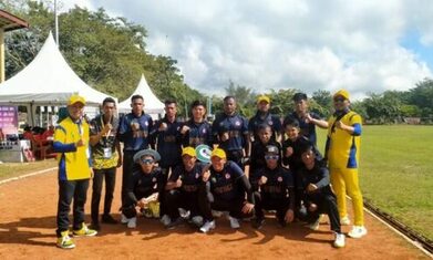 Menang Mudah Atas Kukar Tim Cricket Putra Kutim Lolos ke Final